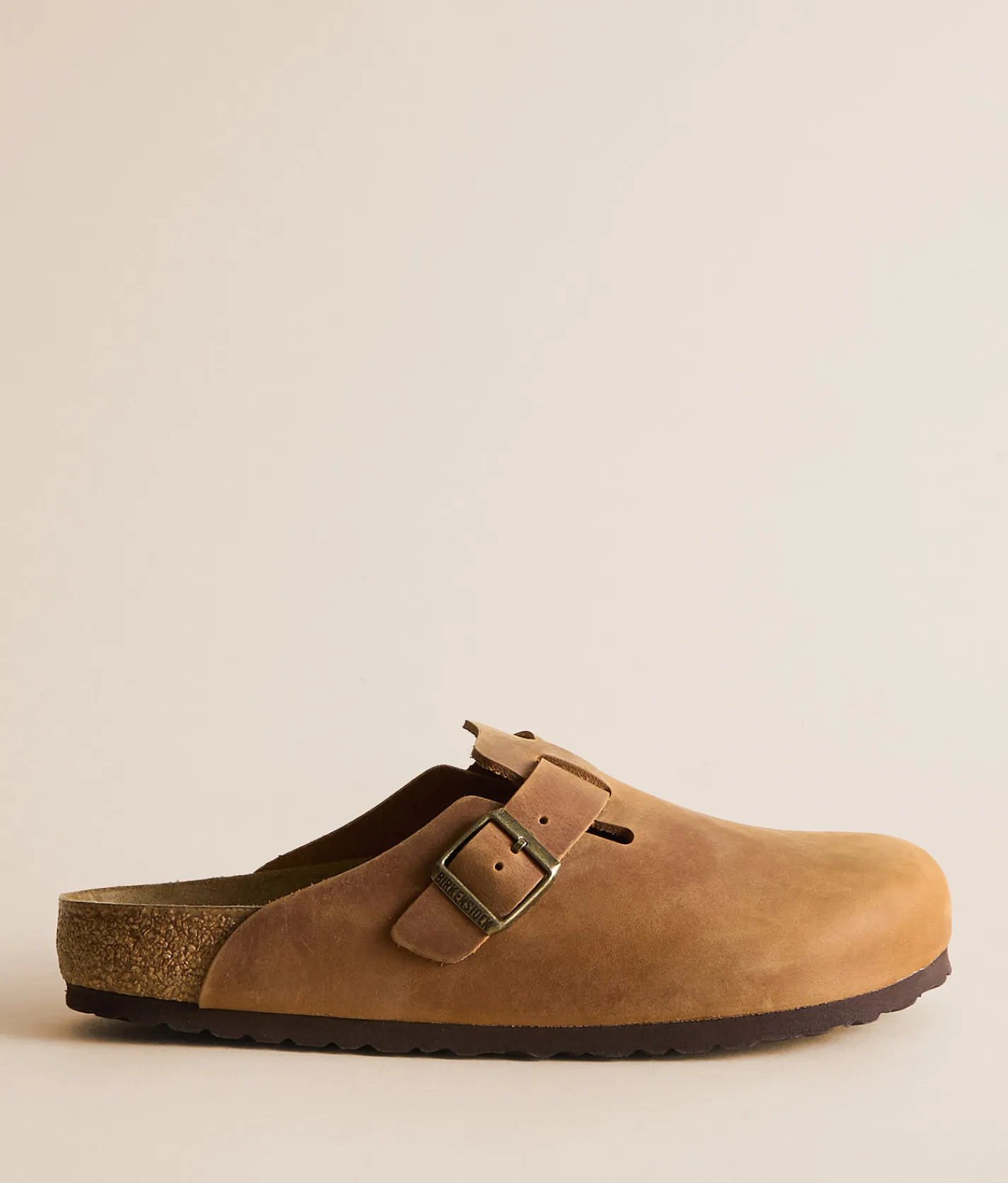Birkenstock® Boston Soft Leather Clog Cognac Oiled Leather Hot
