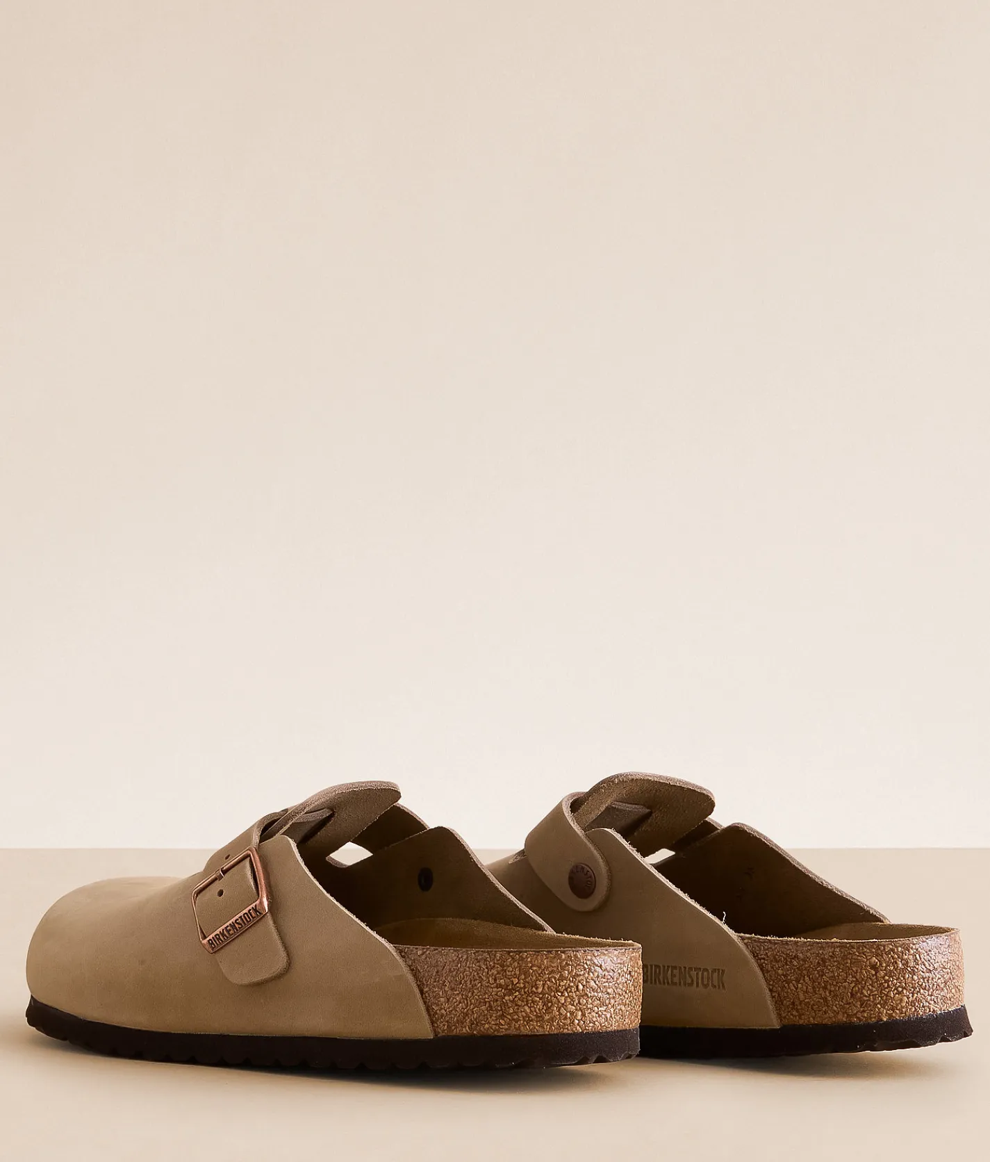 Birkenstock® Boston Soft Leather Clog Tabacco Brown Sale