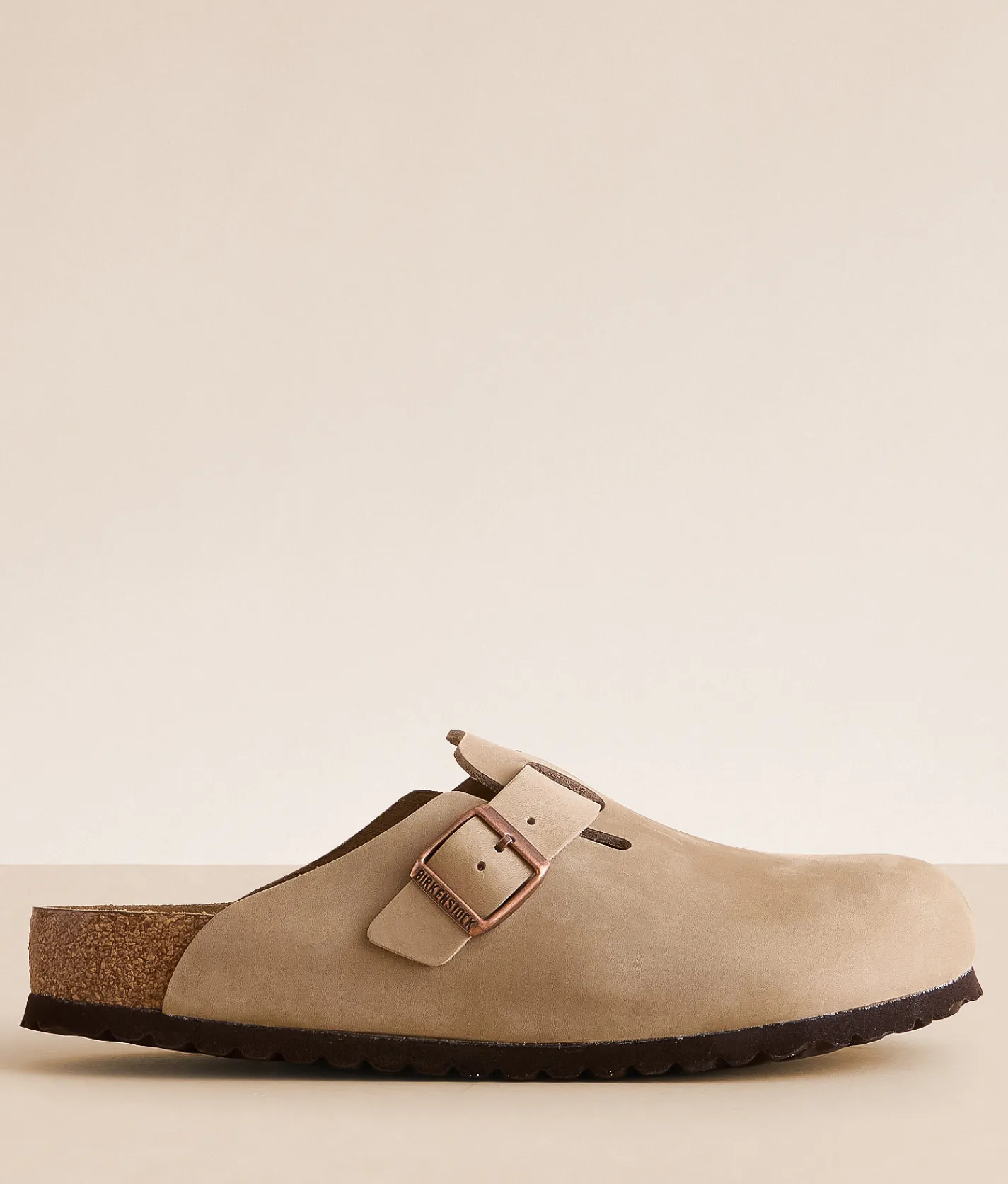 Birkenstock® Boston Soft Leather Clog Tabacco Brown Sale
