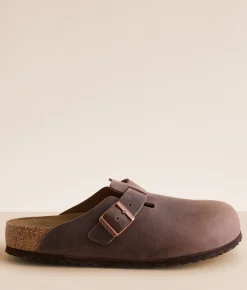 Activewear|Shoes | Birkenstock® Boston Soft Oiled Leather Clog Habana Oiled Leather