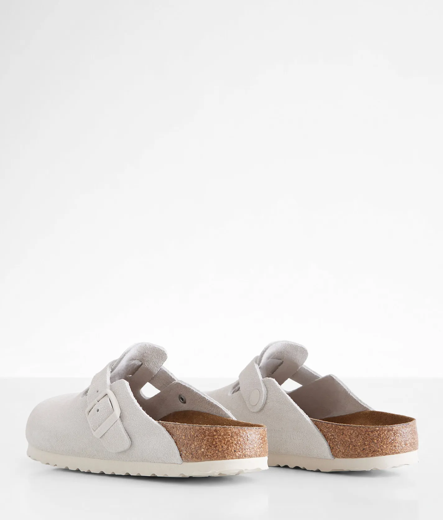 Birkenstock® Boston Soft Suede Clog Antique White Discount