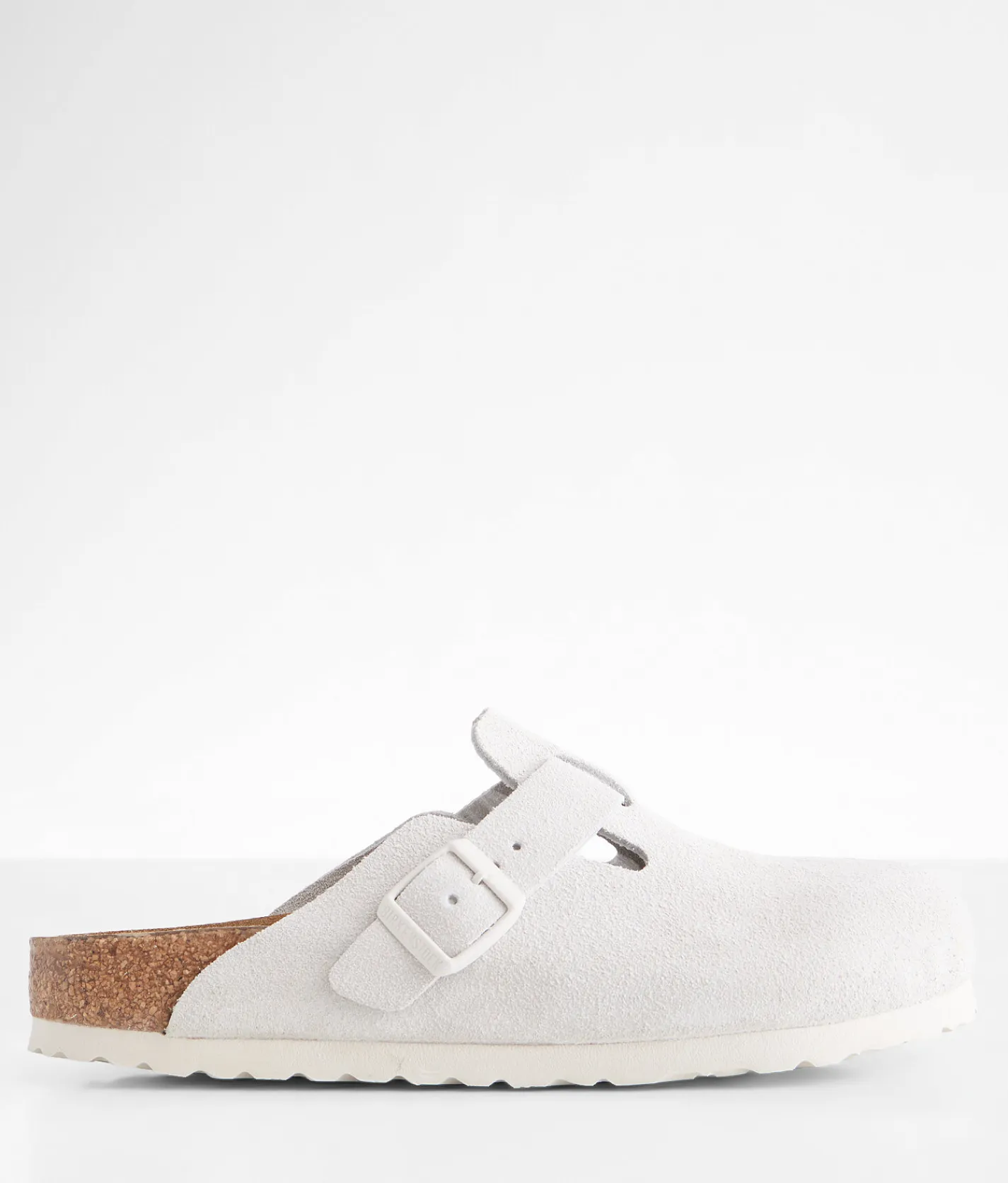 Birkenstock® Boston Soft Suede Clog Antique White Discount