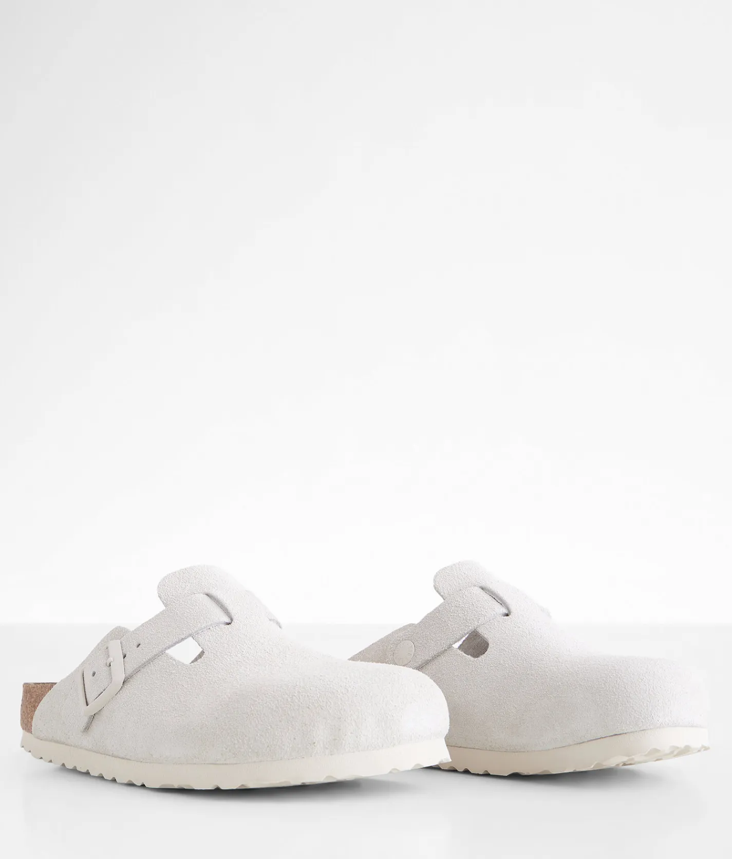 Birkenstock® Boston Soft Suede Clog Antique White Discount
