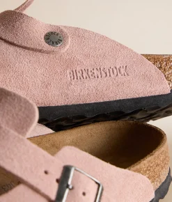 Birkenstock® Boston Suede Clog Pink Clay Discount