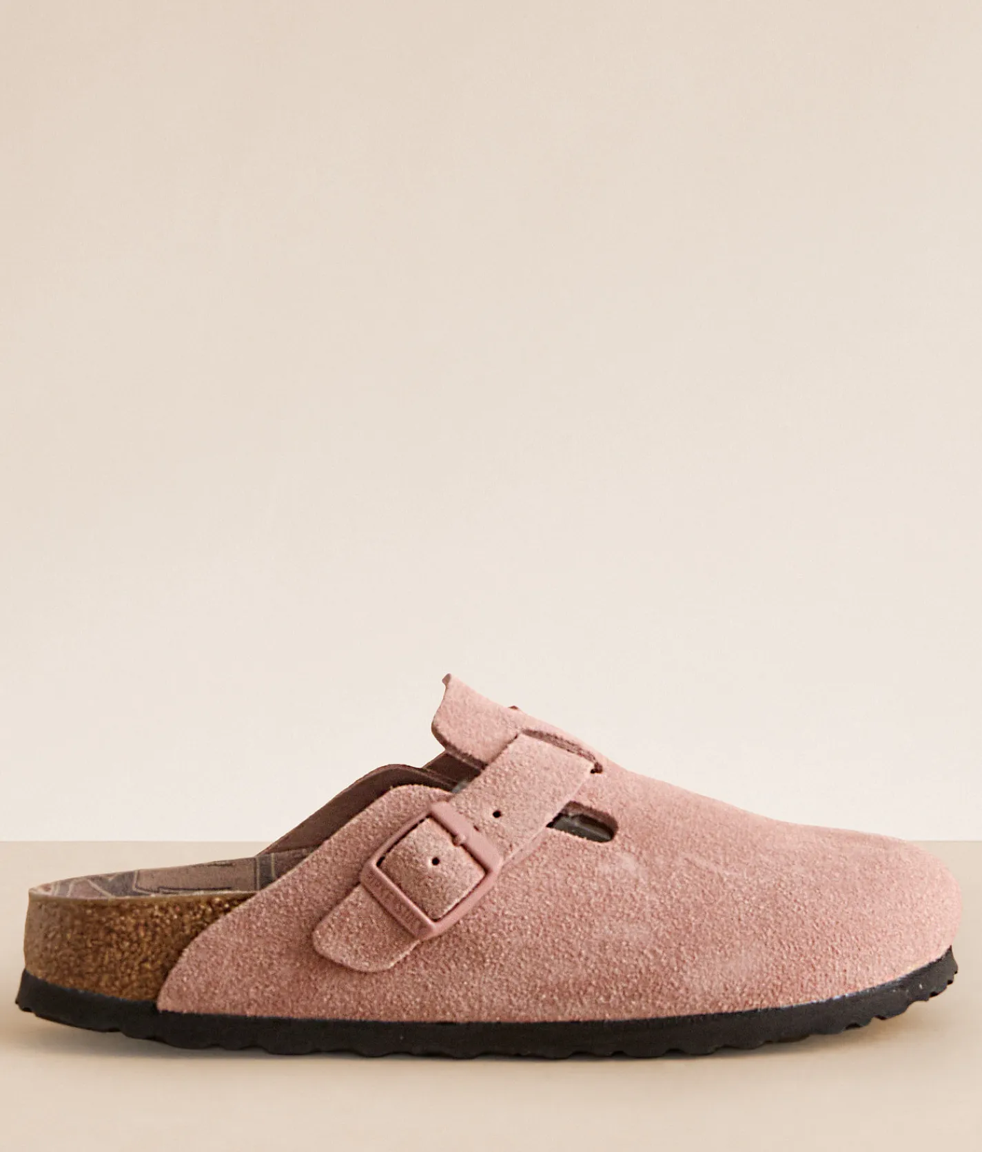 Shoes | Birkenstock® Boston Varsity Suede Clog Pink Clay