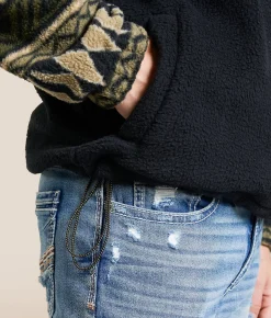 Billabong Boundary Fleece Pullover Black Hot