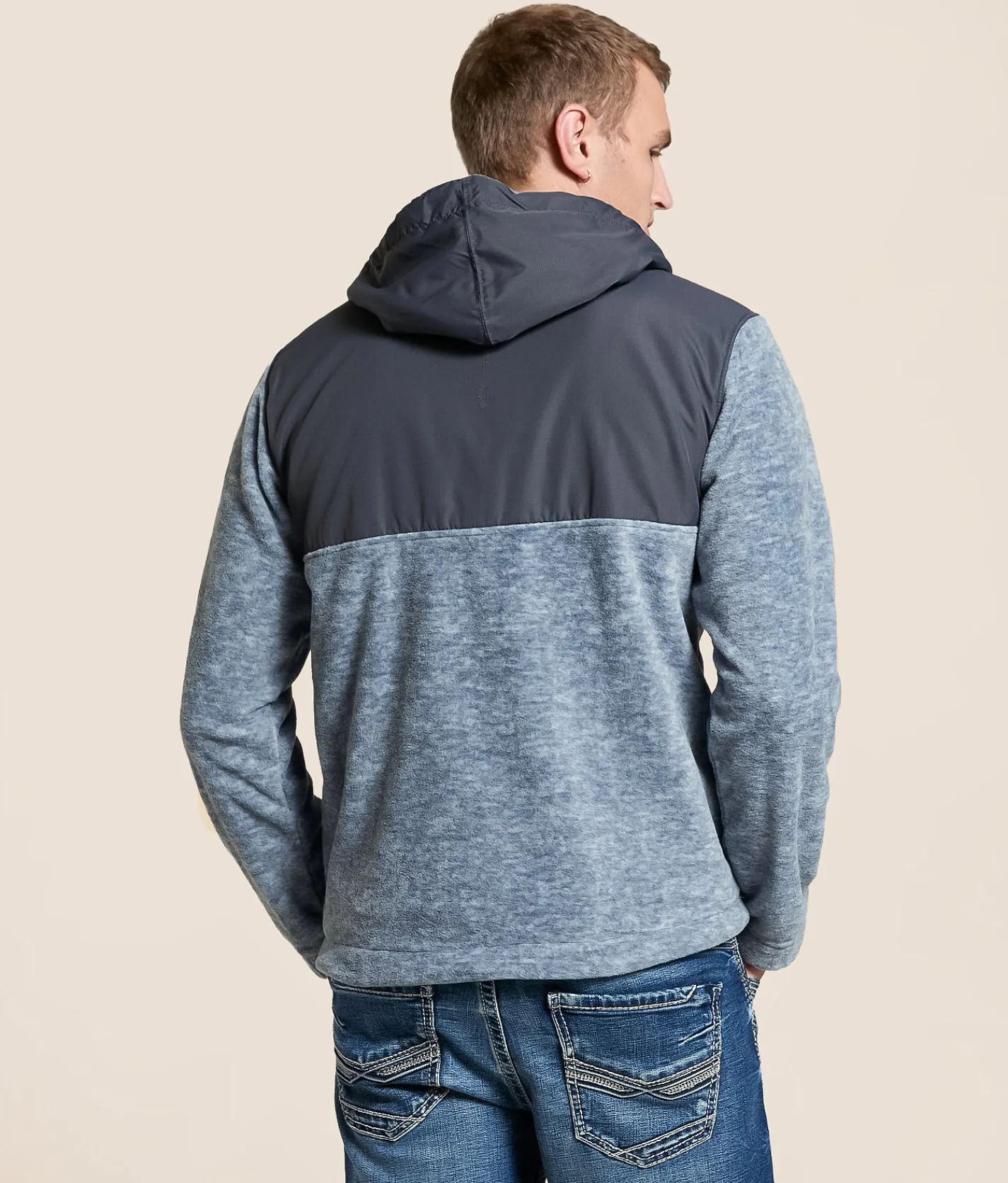 Tops|Coats & Jackets | Billabong Boundary Lite Fleece Hooded Jacket Steel Blue