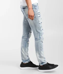 Smoke Rise® Bowery Taper Stretch Jean Bowery Blue Discount