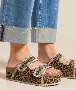 Shoes | Mia Bowie Platform Sandal Leopard