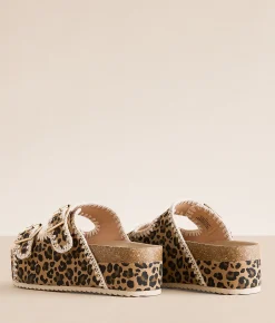 Shoes | Mia Bowie Platform Sandal Leopard