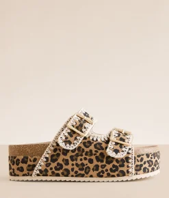 Shoes | Mia Bowie Platform Sandal Leopard