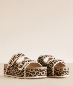 Shoes | Mia Bowie Platform Sandal Leopard