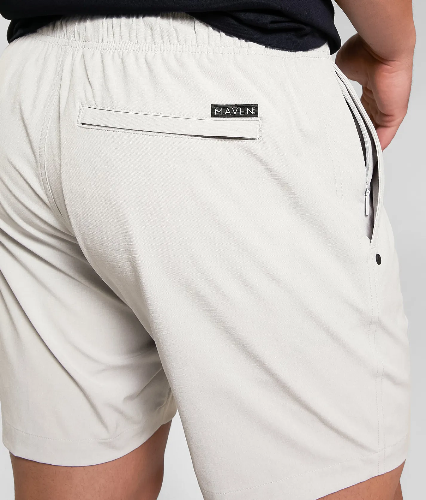 Maven Co-op Bow Performance Stretch Short Ice Grey Discount