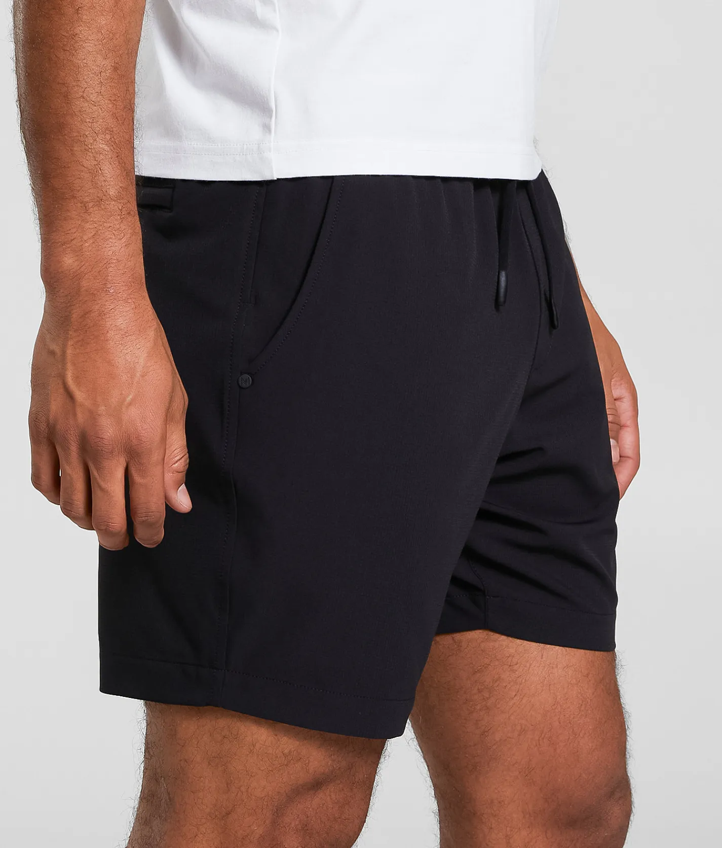 Bottoms|Activewear | Maven Co-op Bow Performance Stretch Short Black