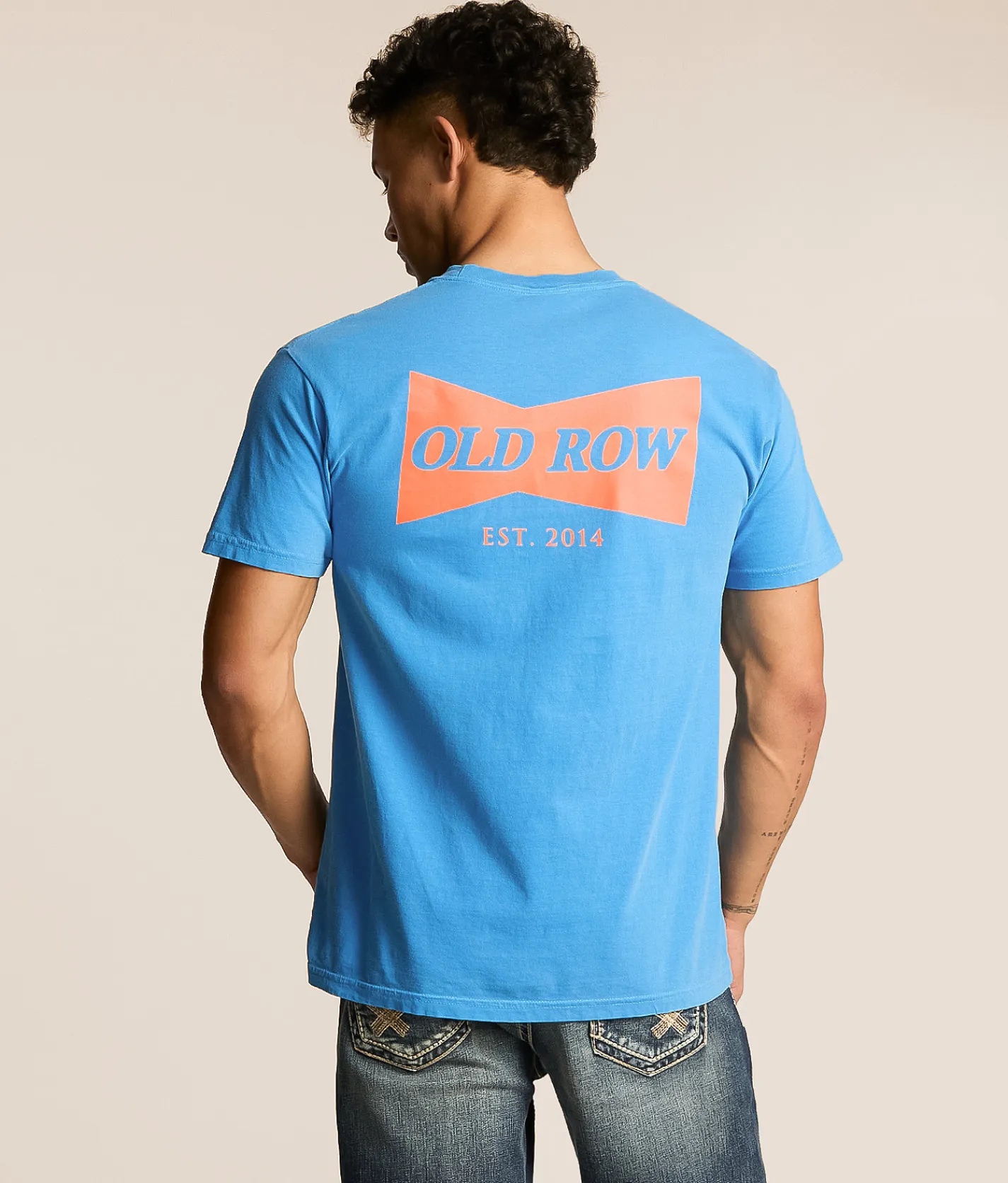 Tops|Graphic T-Shirts | Old Row Bowtie T-Shirt Royal Caribe