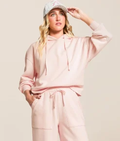 Gilded Intent Boxy Hooded Sweatshirt Primrose Pink Best