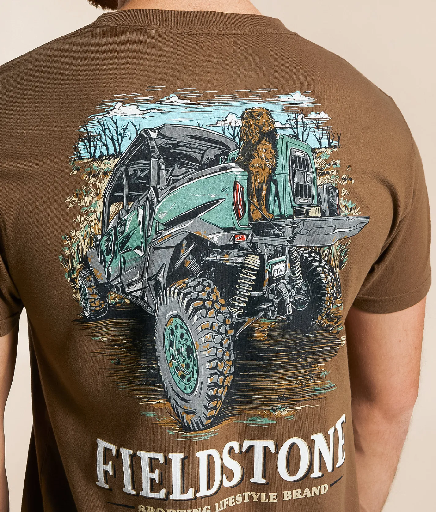 Graphic T-Shirts | Fieldstone Boykin SXS T-Shirt Rain Drum