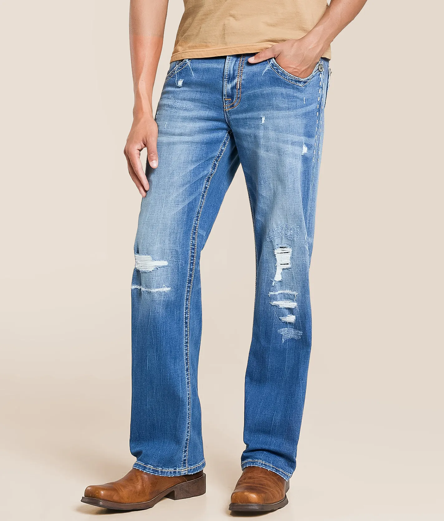 Bottoms|Jeans | MEK Brad Boot Stretch Jean Brad 100