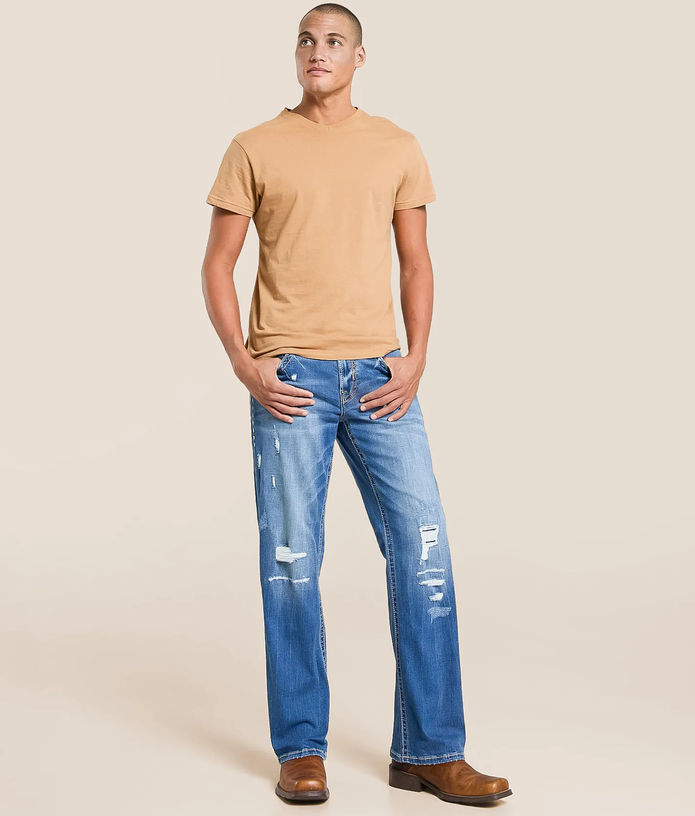 Bottoms|Jeans | MEK Brad Boot Stretch Jean Brad 100