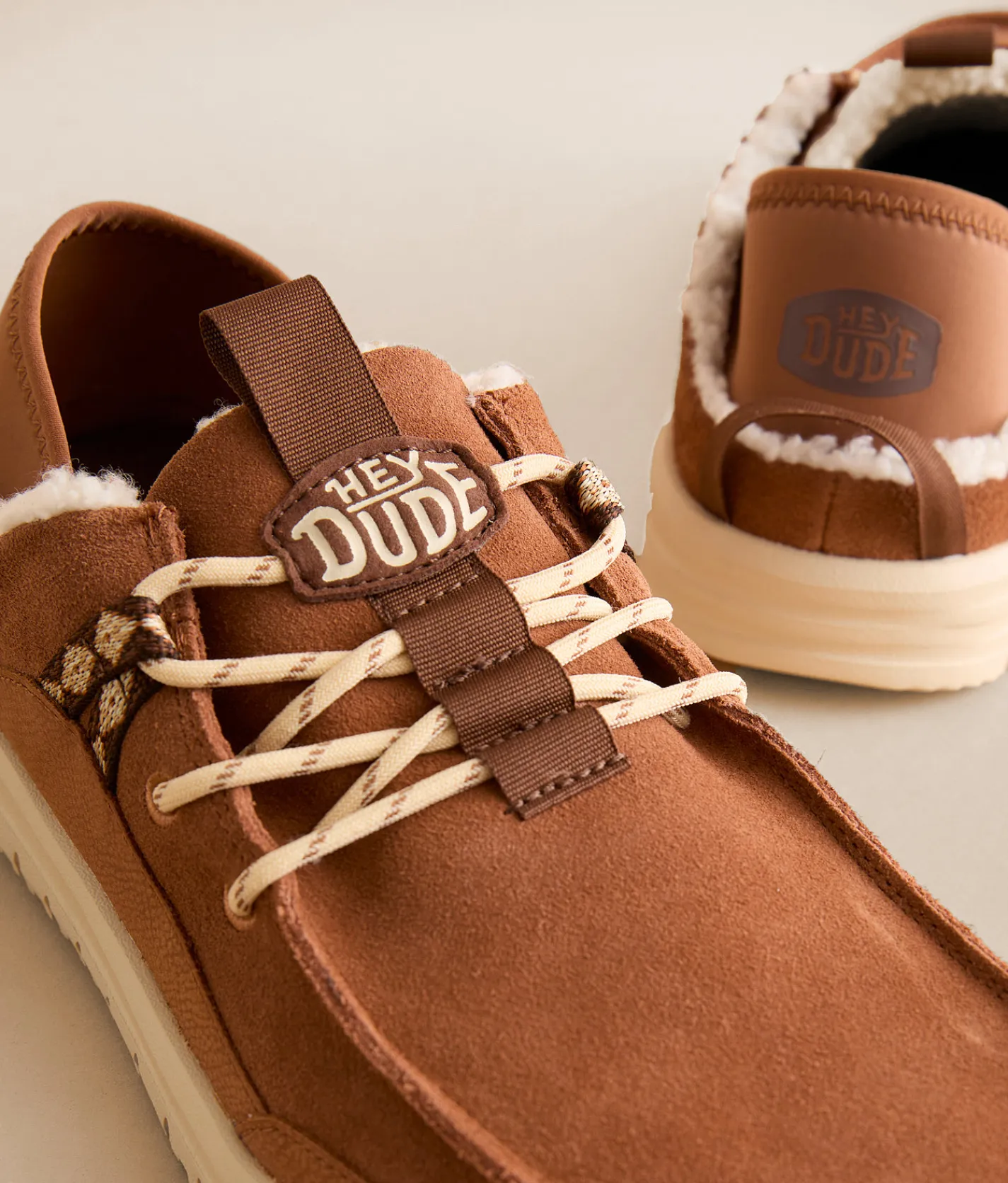 HEYDUDE™ Bradley Blipper Suede Shoe Argan Brown Multi Outlet