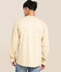 Seager Branded T-Shirt Cream Outlet