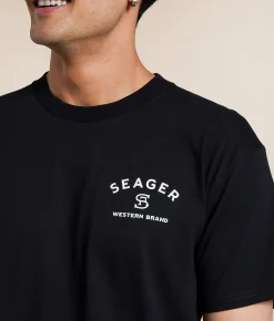 Graphic T-Shirts | Seager Branded T-Shirt Black