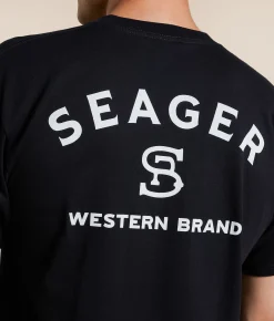 Graphic T-Shirts | Seager Branded T-Shirt Black