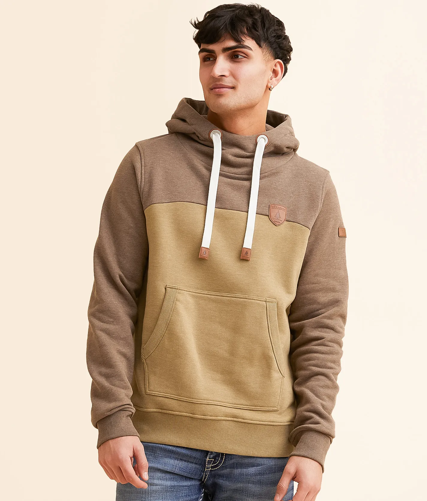 Tops | Wanakome Brandon Hooded Sweatshirt Mahogany Black