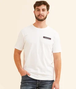 Graphic T-Shirts | RVCA Brand Plate T-Shirt White