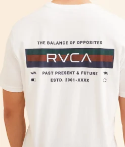 Graphic T-Shirts | RVCA Brand Plate T-Shirt White