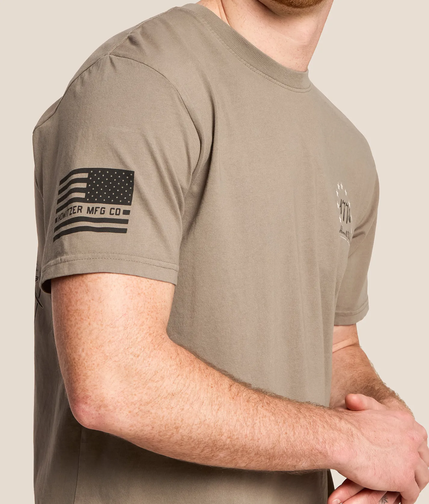 Tops|Graphic T-Shirts | Howitzer Brave T-Shirt Moonmist