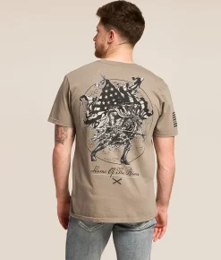 Tops|Graphic T-Shirts | Howitzer Brave T-Shirt Moonmist
