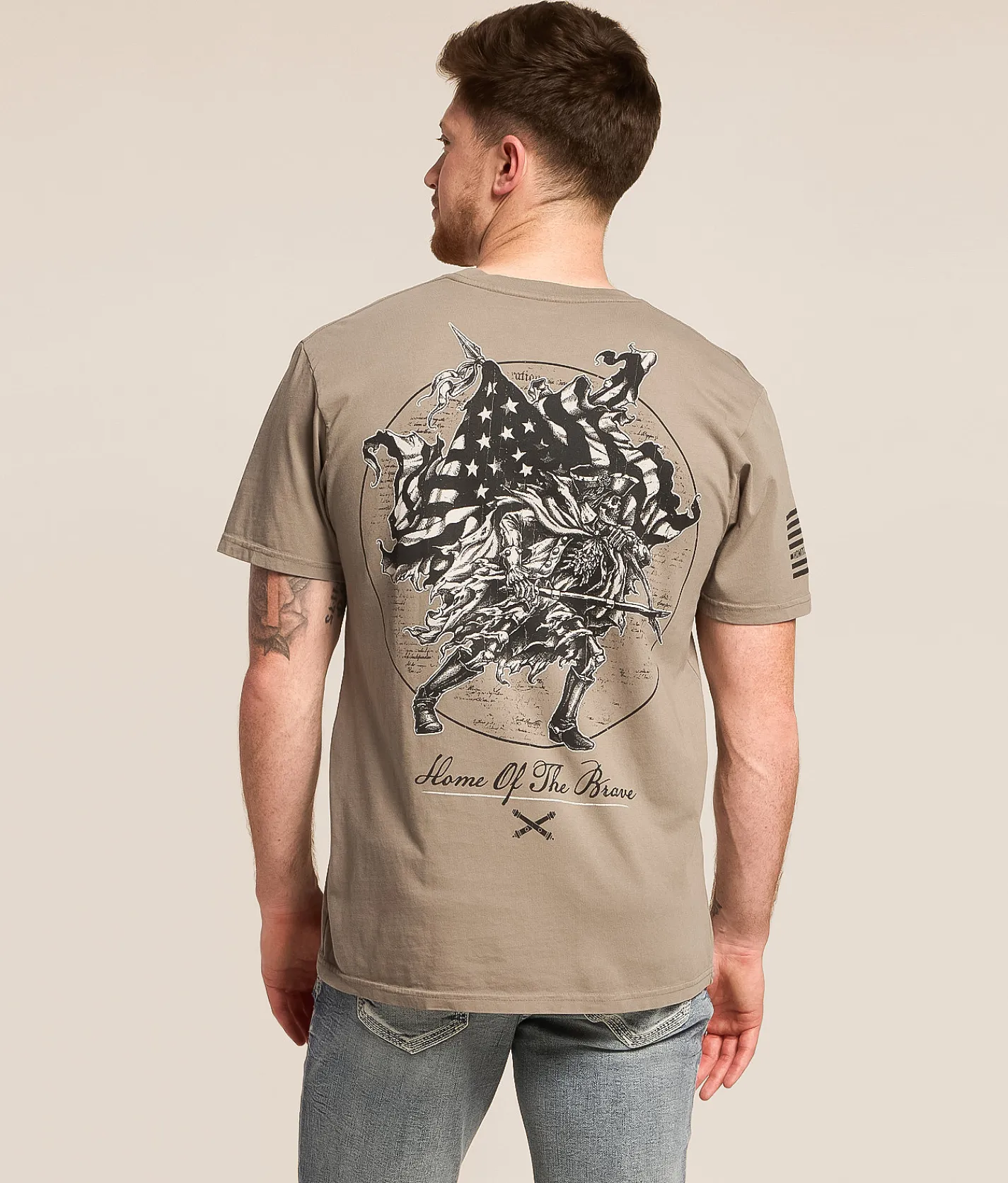Tops|Graphic T-Shirts | Howitzer Brave T-Shirt Moonmist