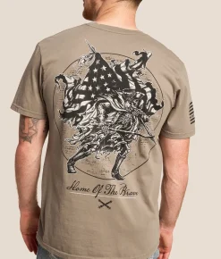 Tops|Graphic T-Shirts | Howitzer Brave T-Shirt Moonmist