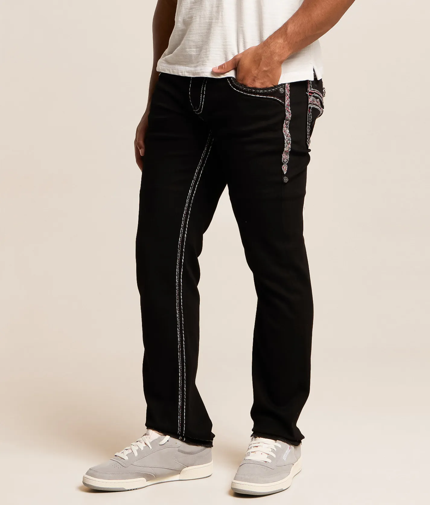Bottoms|Jeans | Rock Revival Brayen Slim Straight Stretch Jean Brayen SJ245