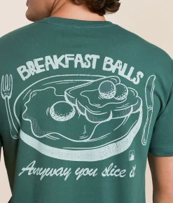 Graphic T-Shirts | Flomotion Breakfast Balls T-Shirt Royal Pine
