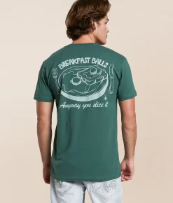 Graphic T-Shirts | Flomotion Breakfast Balls T-Shirt Royal Pine