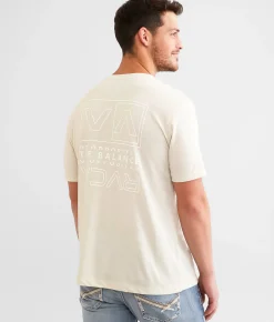 Graphic T-Shirts|Activewear | RVCA Breaking Balance Pin Sport T-Shirt Storm Grey