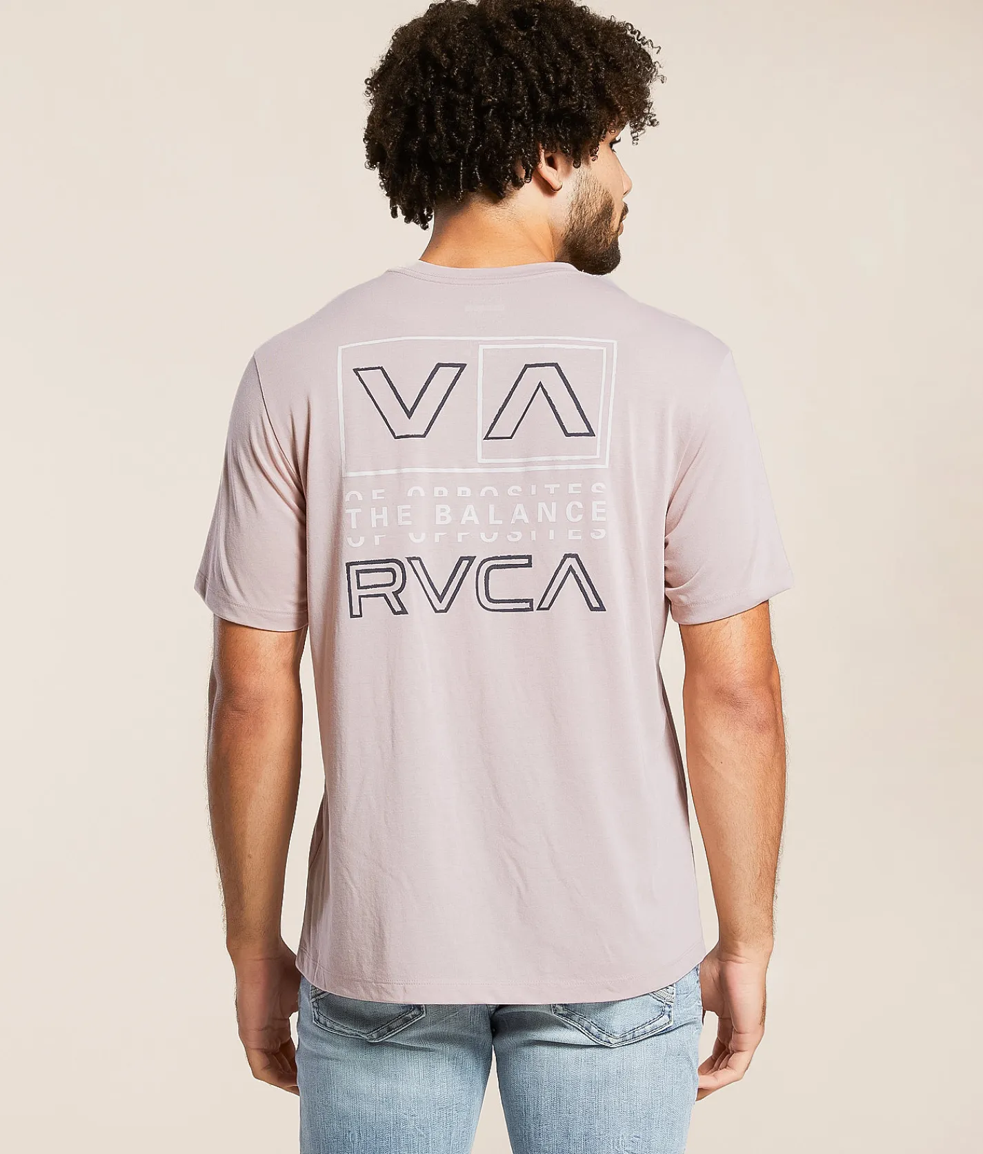 RVCA Breaking Balance Sport T-Shirt Pale Mauve Online