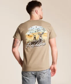 Fieldstone Breaking Daylight T-Shirt Timberwolf Hot