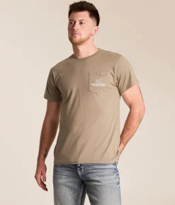 Fieldstone Breaking Daylight T-Shirt Timberwolf Hot
