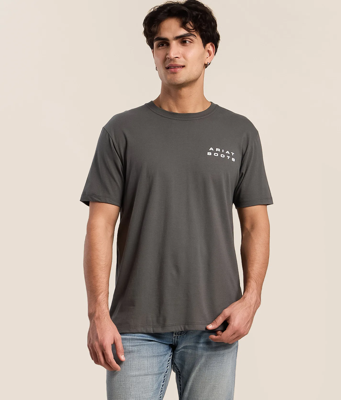 Tops|Graphic T-Shirts | Ariat Breakthru Broncos T-Shirt Dark Shadow