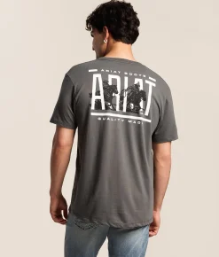 Tops|Graphic T-Shirts | Ariat Breakthru Broncos T-Shirt Dark Shadow