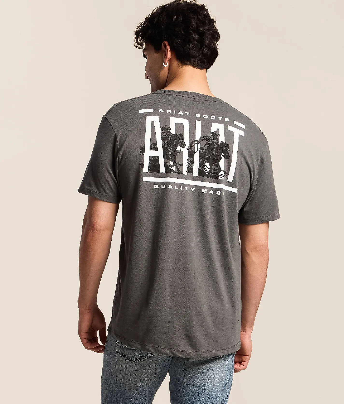 Tops|Graphic T-Shirts | Ariat Breakthru Broncos T-Shirt Dark Shadow