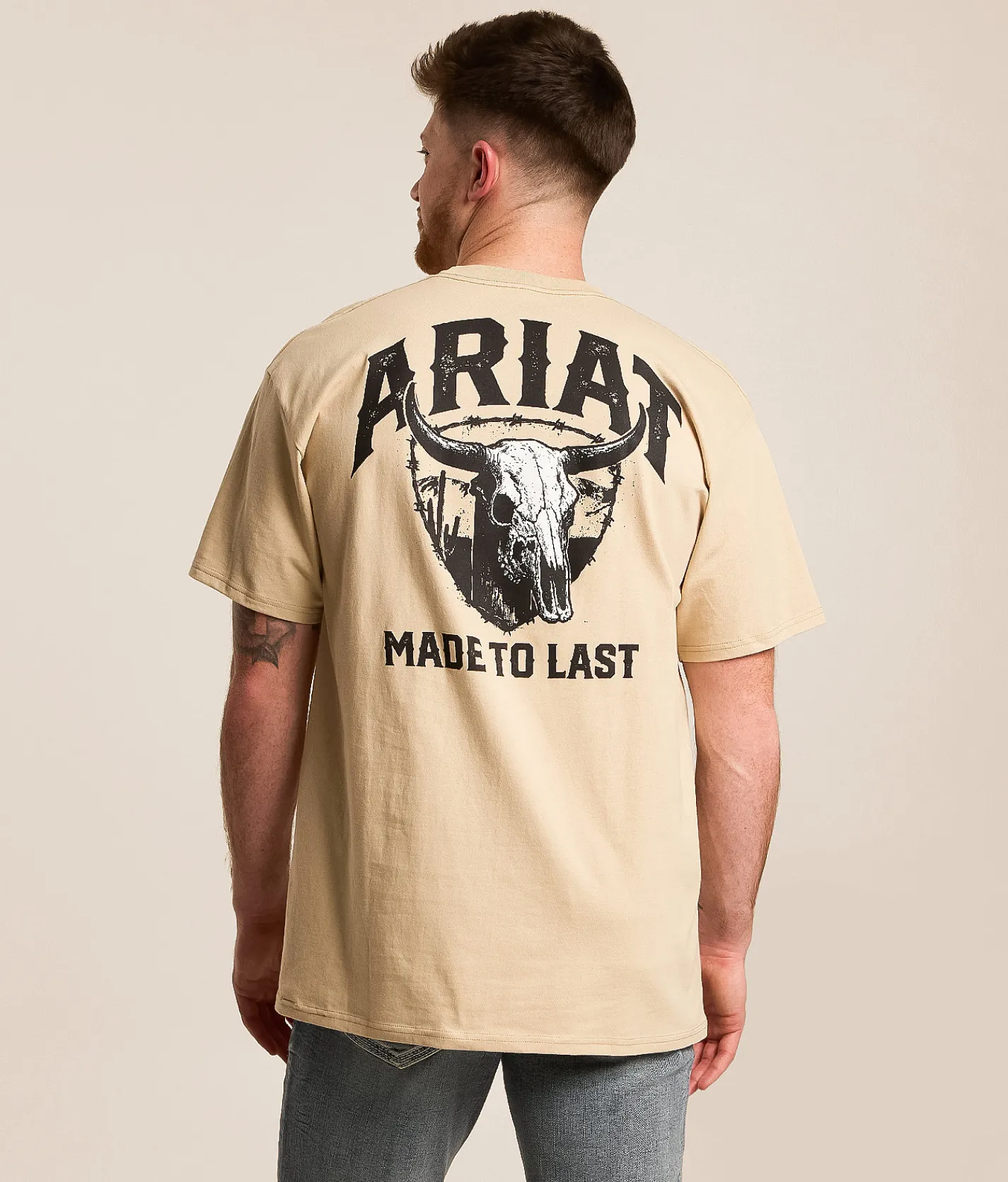 Ariat Breakthru Bull T-Shirt Sand Best