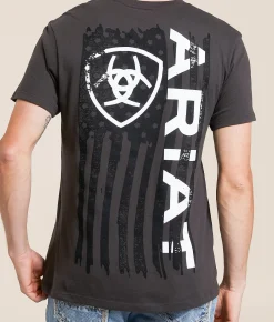 Ariat Breakthru Vert T-Shirt Vintage Black New