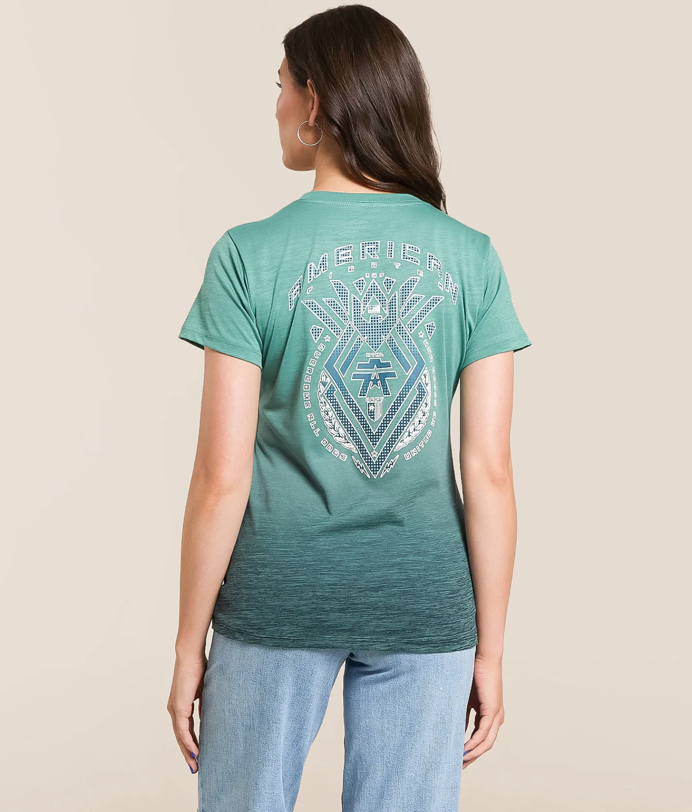 American Fighter Breckenridge T-Shirt Oil Blue Blue Spruce