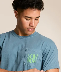 Old Row Breeze & Beer T-Shirt Ice Blue Discount