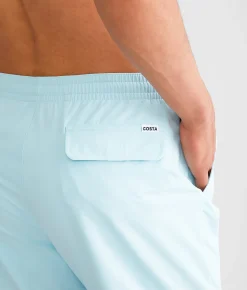 Bottoms|Swimwear | Costa® Breezy Stretch Swim Trunks Marine