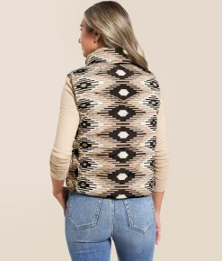 Hooey Briar Reversible Puffer Vest Whitecap Online
